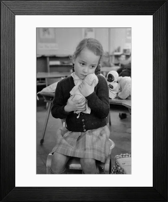 Framed Print : Girl With Doll Framed Print : Girl With Doll