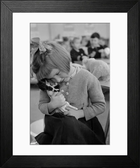 Framed Print : Girl With Doll Framed Print : Girl With Doll