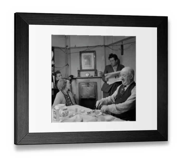 Framed Print : Brendan Behan And Family, 1954 Framed Print : Brendan Behan And Family, 1954