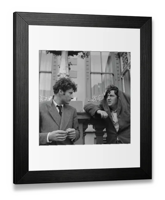 Framed Print : Lucien Freud And Brendan Behan, 1954