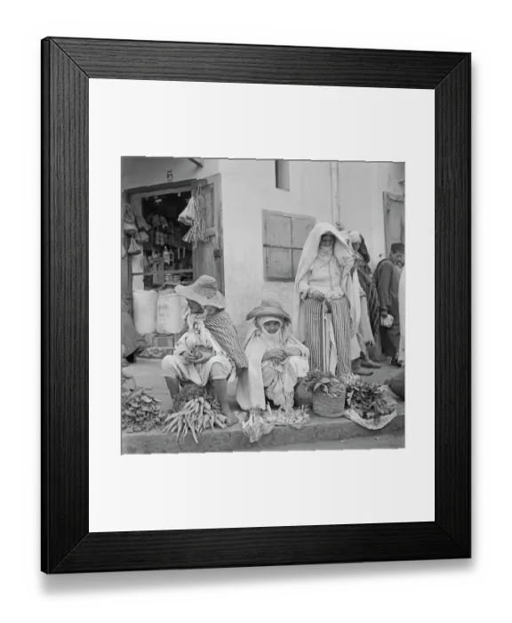 Framed Print : Street Vendors In Morocco Framed Print : Street Vendors In Morocco