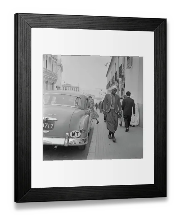 Framed Print : A Moroccan Man, 1954 Framed Print : A Moroccan Man, 1954