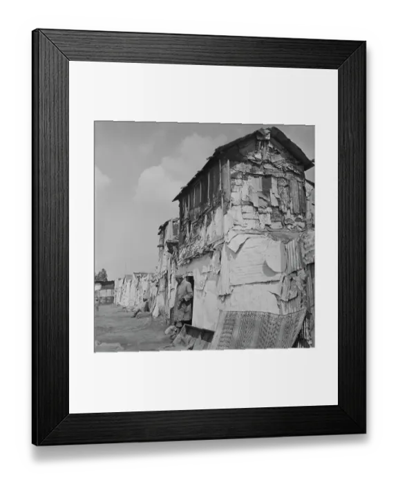 Framed Print : Buildings in A Moroccan Shanty Town Framed Print : Buildings in A Moroccan Shanty Town