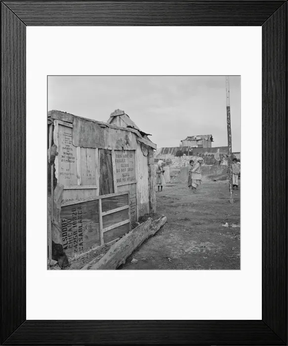 Framed Print : A Moroccan Shanty Town Framed Print : A Moroccan Shanty Town