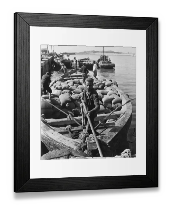 Framed Print : Moroccan Boatman Framed Print : Moroccan Boatman