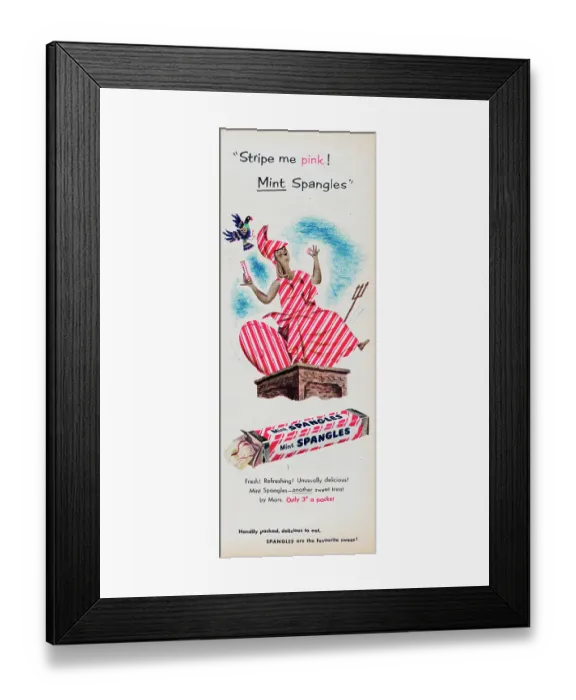 Framed Print : Mint Spangles Framed Print : Mint Spangles