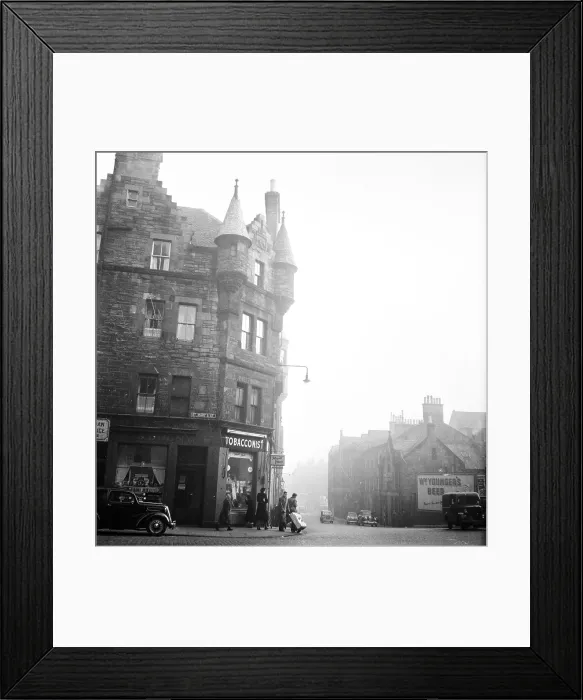 Framed Print : Scottish Street Scene Framed Print : Scottish Street Scene
