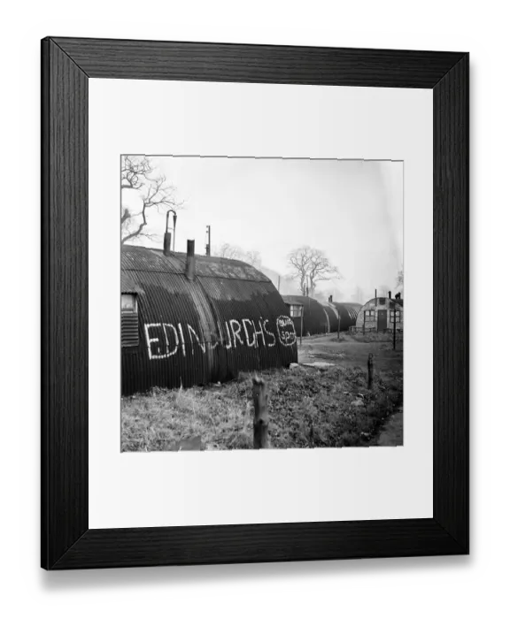 Framed Print : Nissen Slum Framed Print : Nissen Slum