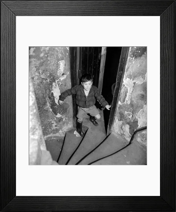 Framed Print : Condemmed Stairs Framed Print : Condemmed Stairs