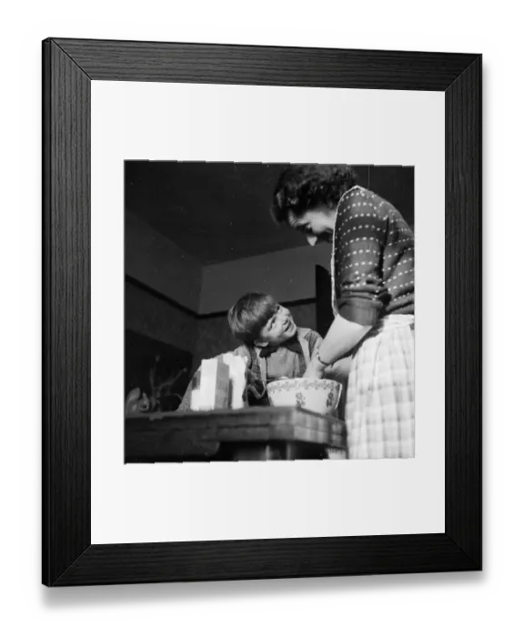 Framed Print : Watching Mum Framed Print : Watching Mum