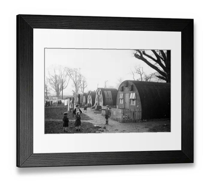 Framed Print : Nissen Huts Framed Print : Nissen Huts