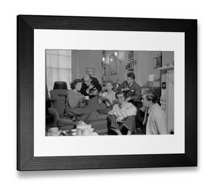 Framed Print : Television Discussion Framed Print : Television Discussion