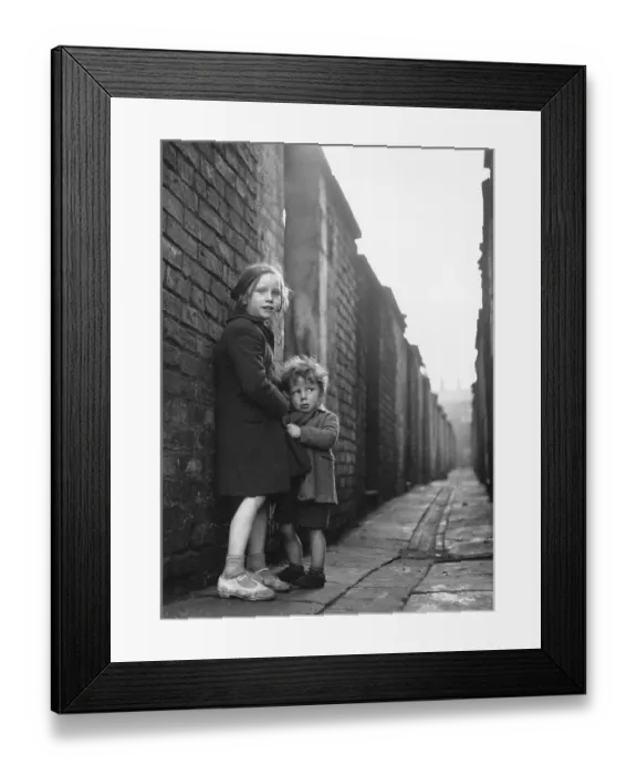 Framed Print : Slum Dwellers Framed Print : Slum Dwellers