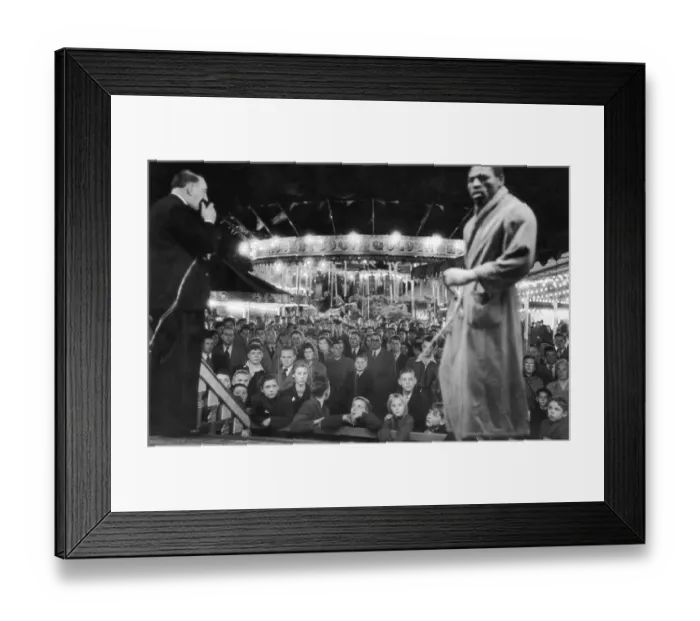 Framed Print : Boxing Booth Framed Print : Boxing Booth