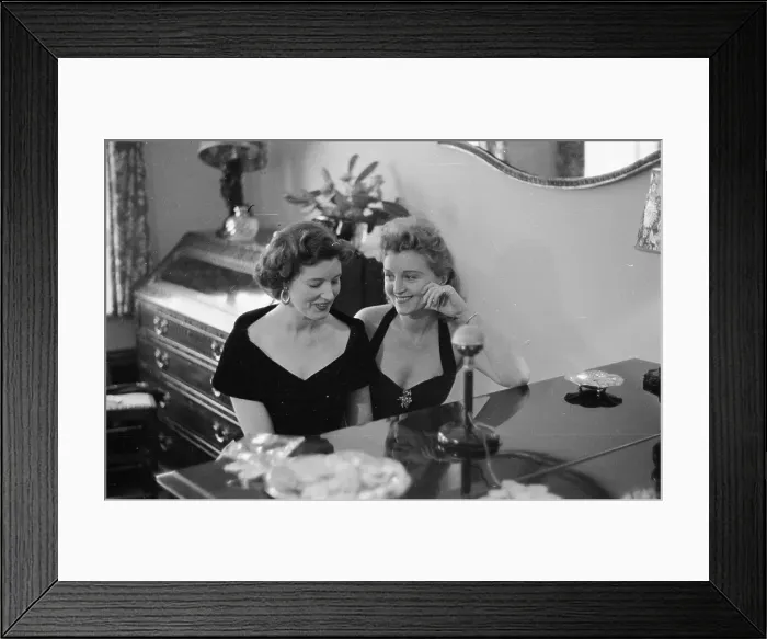 Framed Print : Janet And Avril Framed Print : Janet And Avril