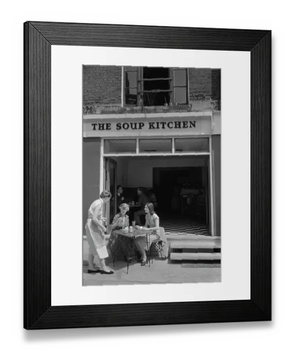 Framed Print : The Soup Kitchen Framed Print : The Soup Kitchen