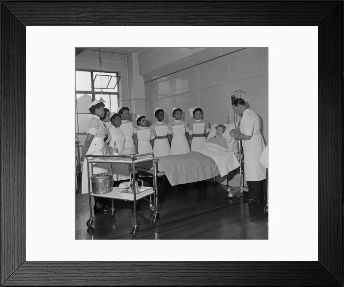 Framed Print : Nurse Training, 1954 Framed Print : Nurse Training, 1954