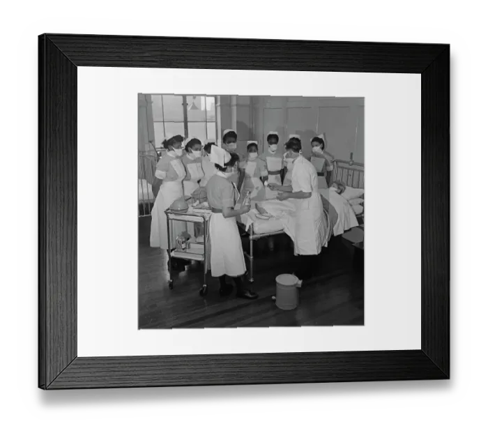 Framed Print : Nurse Training, 1954 Framed Print : Nurse Training, 1954