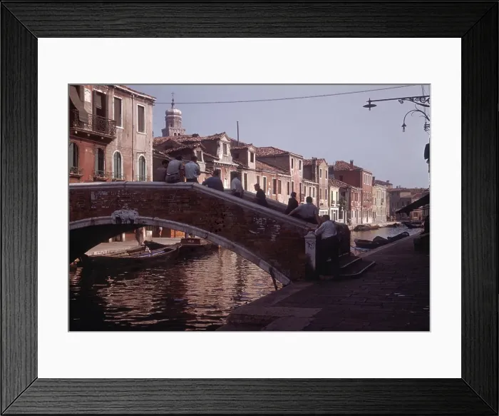 Framed Print : Venice Bridge Framed Print : Venice Bridge