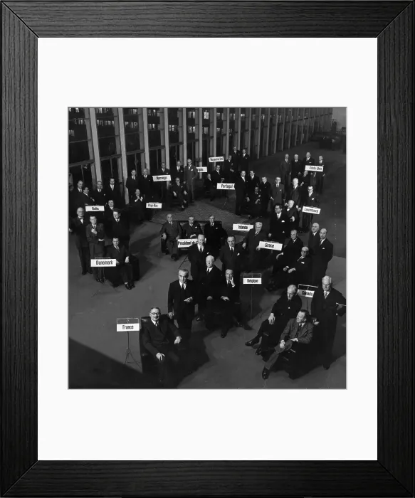 Framed Print : Nato Delegates Framed Print : Nato Delegates