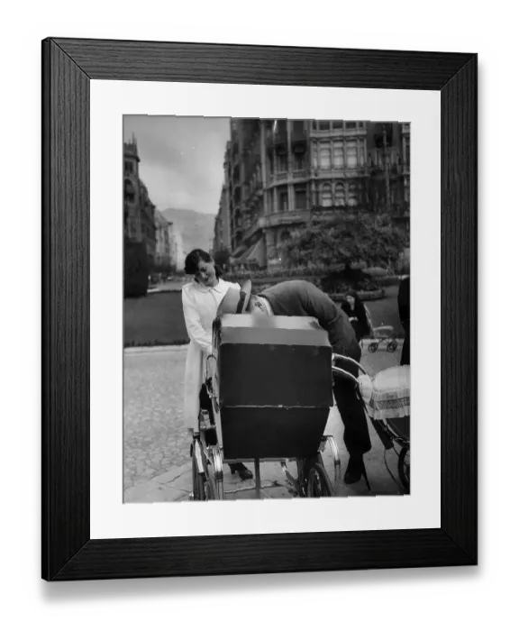 Framed Print : Looking At Baby Framed Print : Looking At Baby