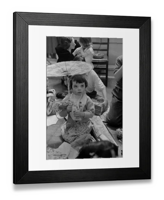 Framed Print : Opening Presents Framed Print : Opening Presents