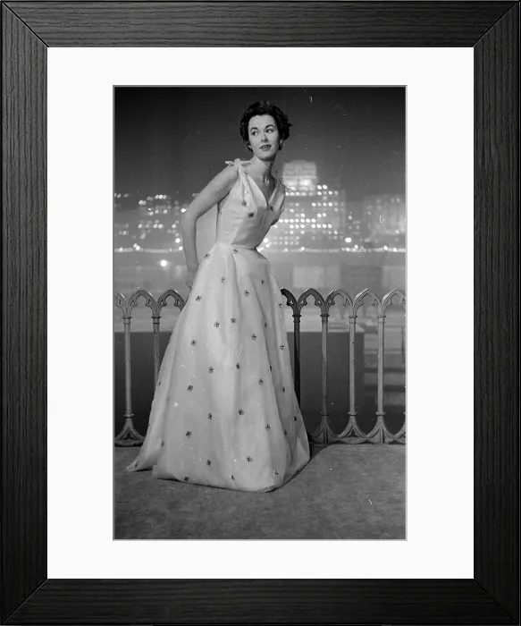 Framed Print : Dior Ball Gown Framed Print : Dior Ball Gown