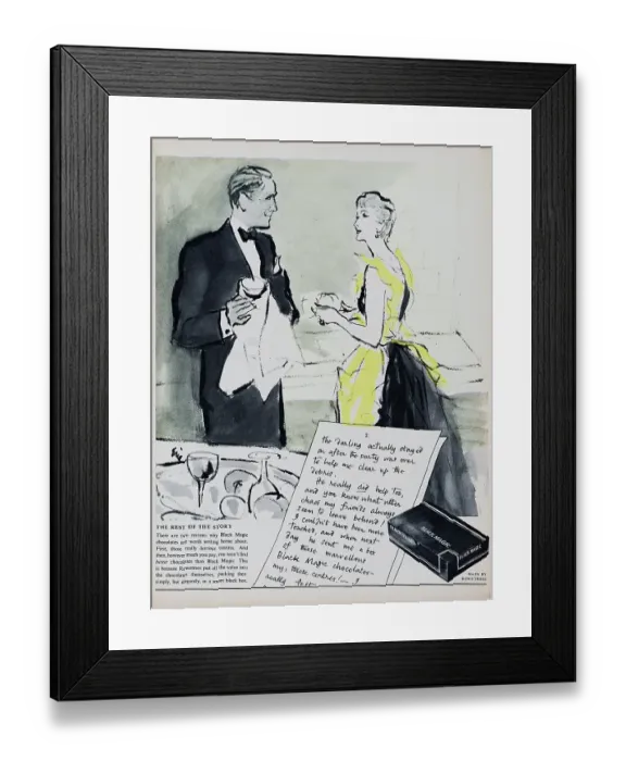 Framed Print : Rowntree's Black Magic Framed Print : Rowntree's Black Magic