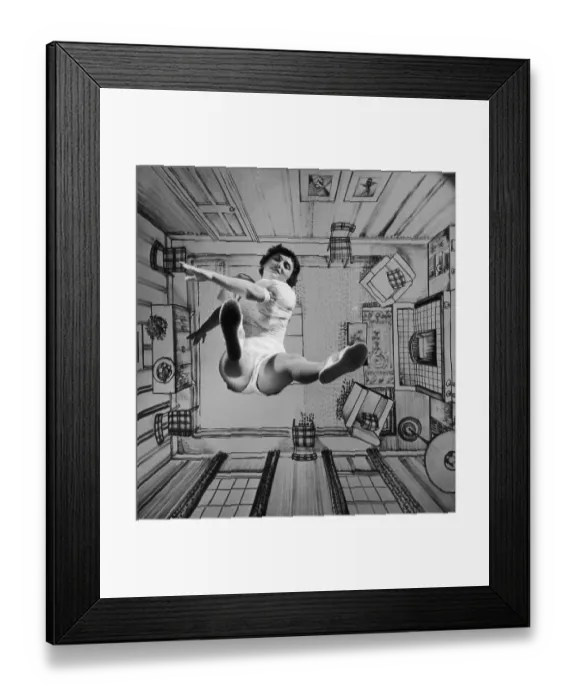 Framed Print : Walking On Air Framed Print : Walking On Air