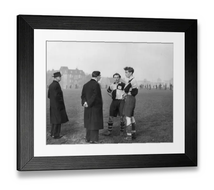 Framed Print : Footballers Framed Print : Footballers