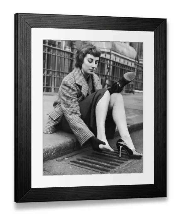 Framed Print : Heel Hazard Framed Print : Heel Hazard