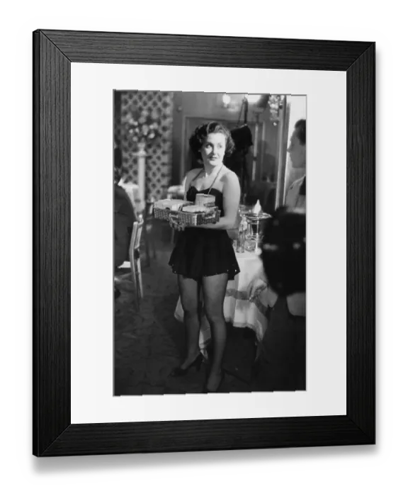 Framed Print : Cigarette Girl Framed Print : Cigarette Girl