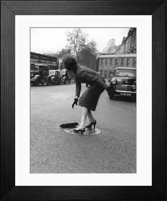 Framed Print : Stiletto Hazard