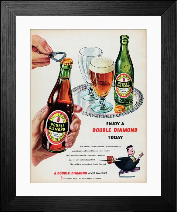 Framed Print : Double Diamond Framed Print : Double Diamond