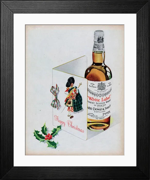Framed Print : Dewar's Scotch Whisky Framed Print : Dewar's Scotch Whisky