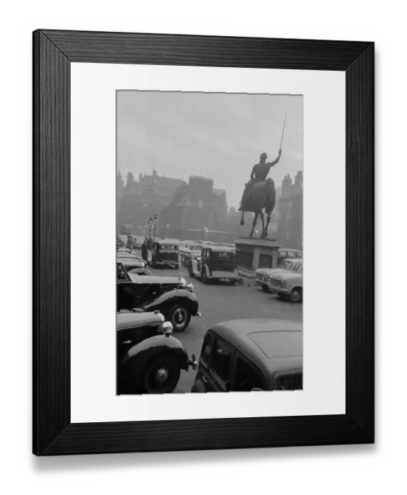 Framed Print : Cars In London Framed Print : Cars In London