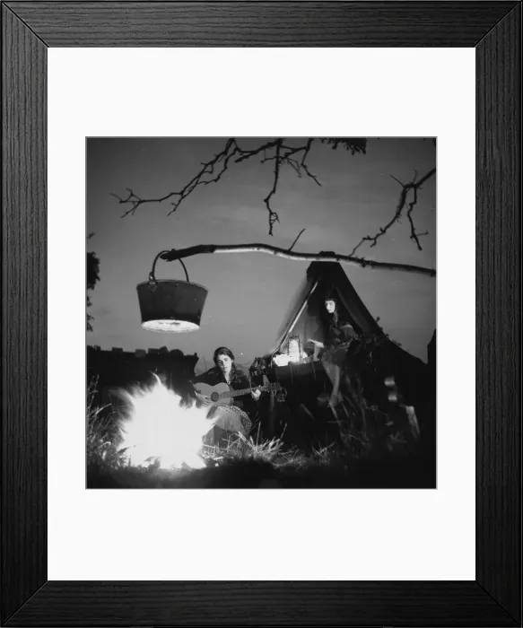 Framed Print : Minstrel Campers Framed Print : Minstrel Campers