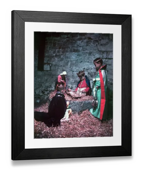 Framed Print : Nativity Scene Framed Print : Nativity Scene