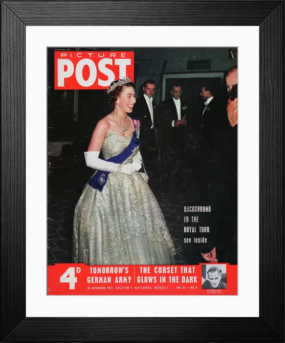 Framed Print : Queen Elizabeth II