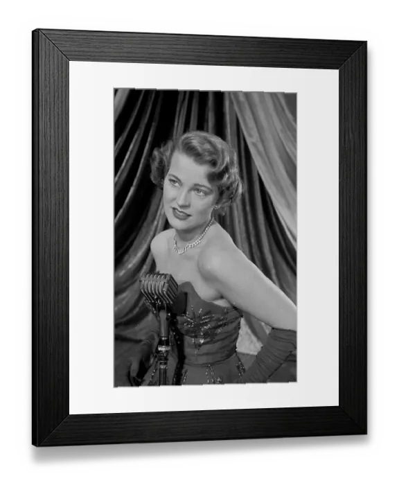 Framed Print : Joan The Crooner