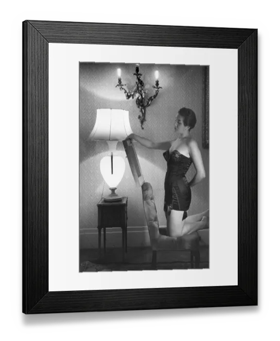 Framed Print : Corset View