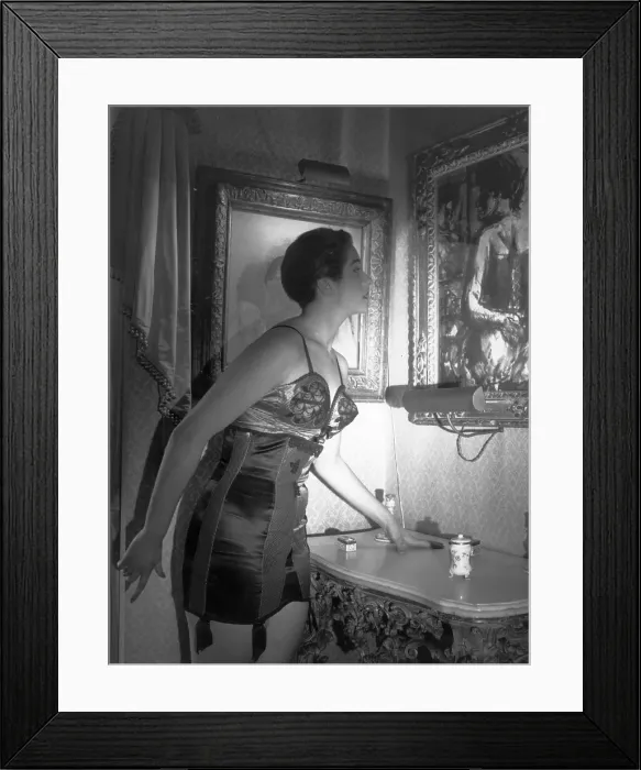 Framed Print : New Line Corset Framed Print : New Line Corset