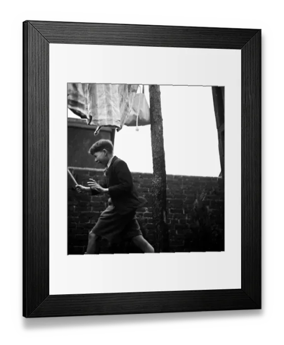 Framed Print : Playing Outdoors