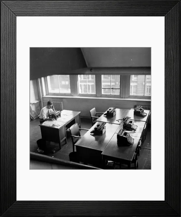 Framed Print : Reporter Offices Framed Print : Reporter Offices