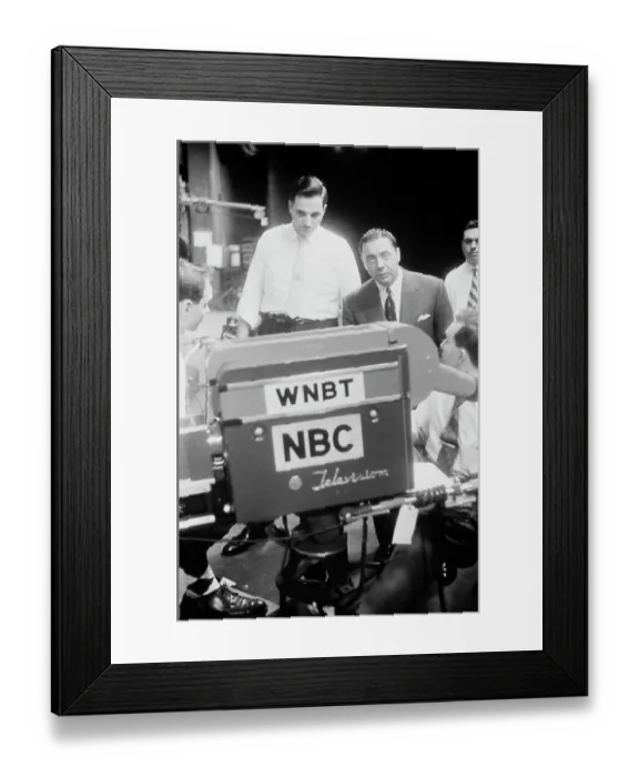 Framed Print : New York TV Production Framed Print : New York TV Production