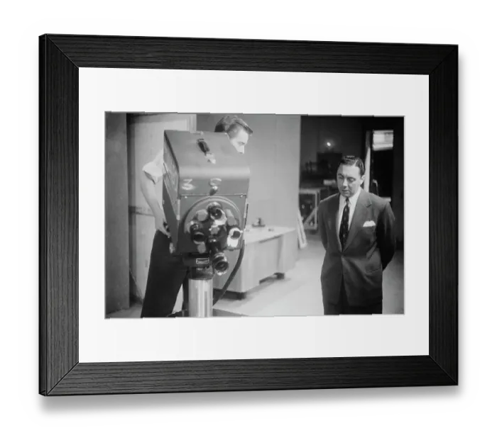 Framed Print : New York TV Production Framed Print : New York TV Production