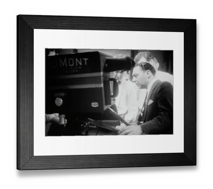 Framed Print : New York TV Production Framed Print : New York TV Production