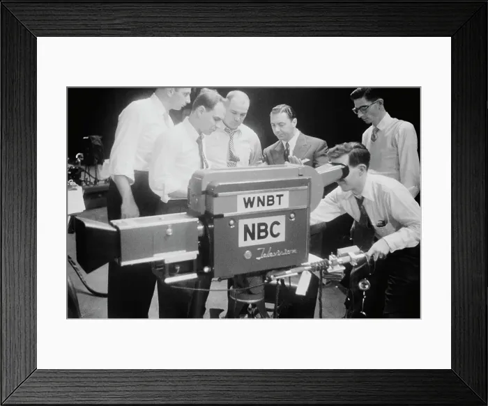 Framed Print : New York TV Production Framed Print : New York TV Production