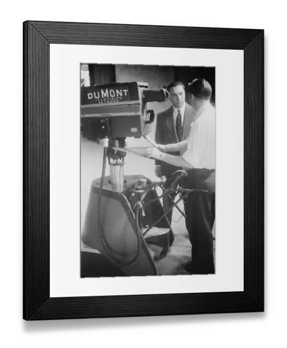 Framed Print : New York TV Production Framed Print : New York TV Production
