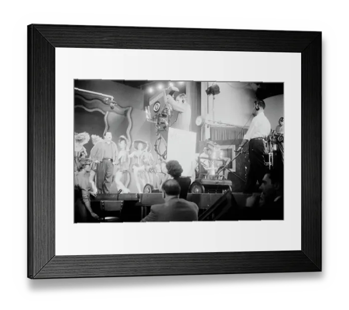 Framed Print : Jackie Gleason At CBS Framed Print : Jackie Gleason At CBS